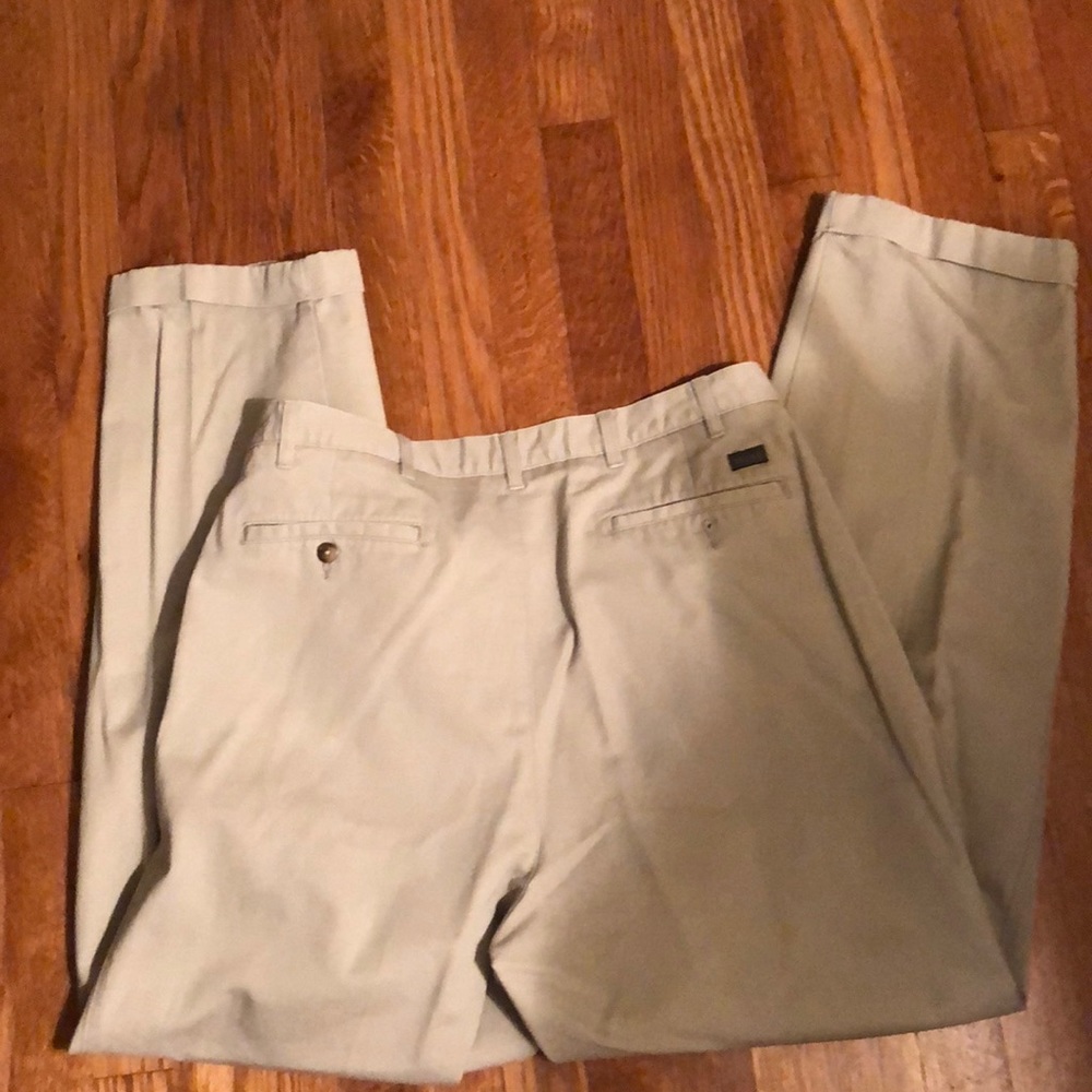 Geoffrey Beene cotton kakhi
